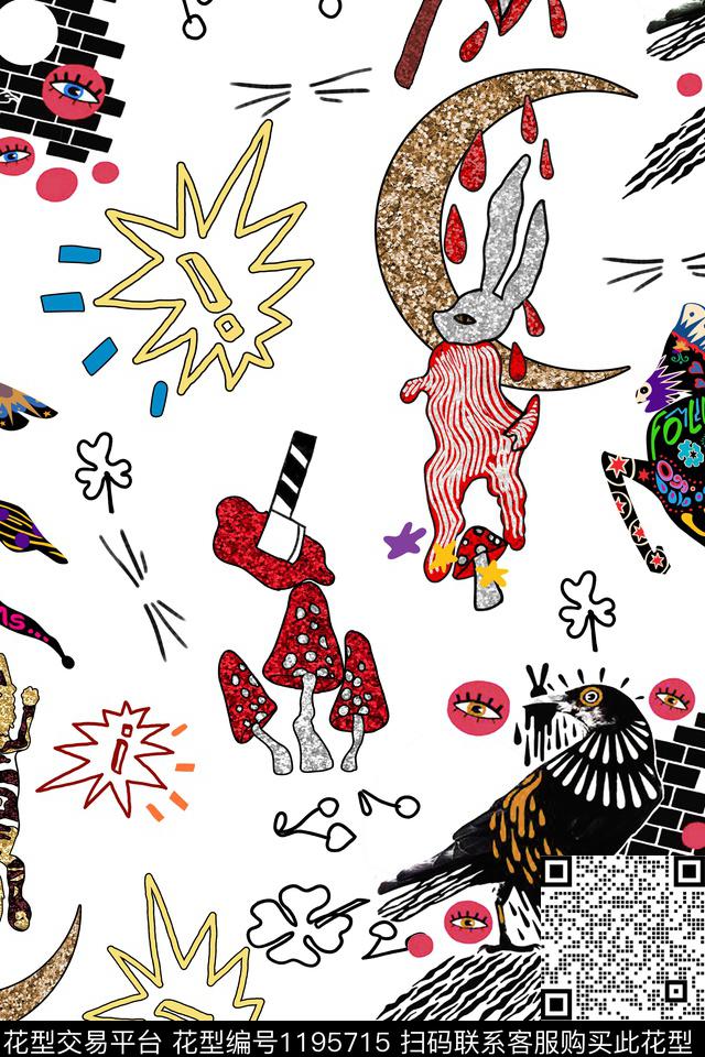 时尚数码华亿平台女装数码印花华亿平台下载（图片编号: 1195715） - 瓦栏（Walan）