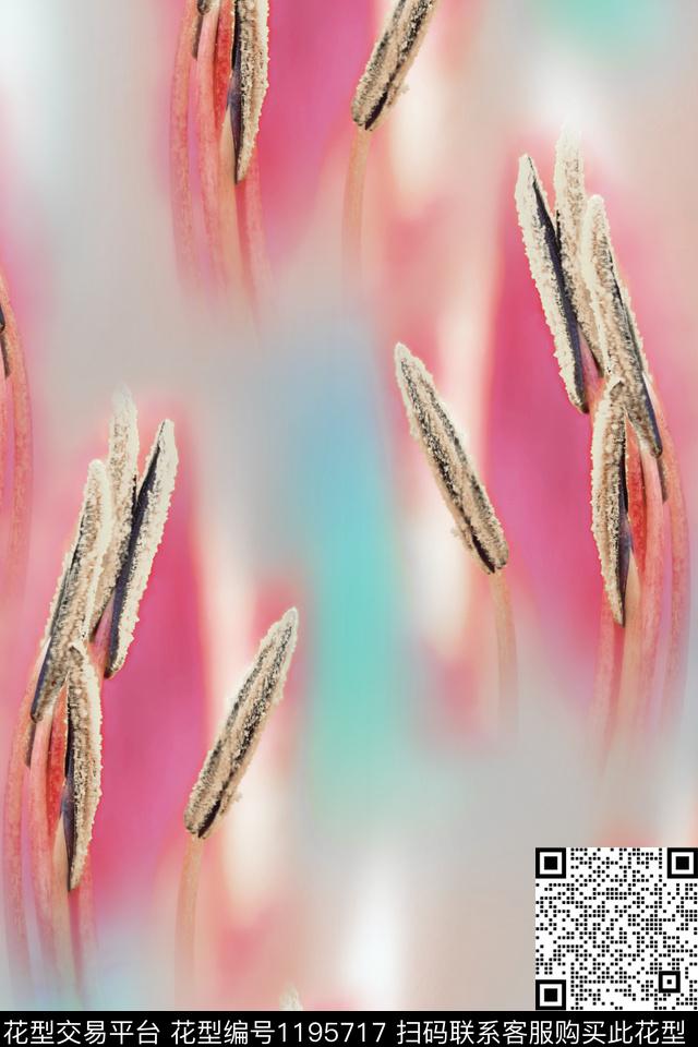 数码华亿平台女装花卉数码印花华亿平台下载（图片编号: 1195717） - 瓦栏（Walan）