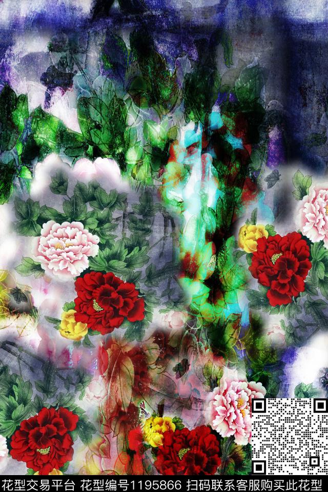 烂花华亿平台时尚数码华亿平台数码印花华亿平台下载（图片编号: 1195866） - 瓦栏（Walan）