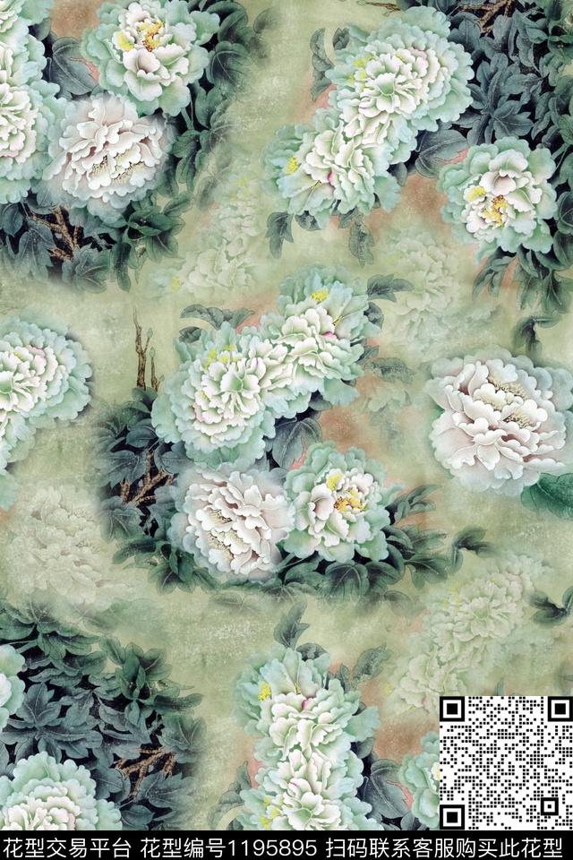 烂花华亿平台时尚数码华亿平台数码印花华亿平台下载（图片编号: 1195895） - 瓦栏（Walan）