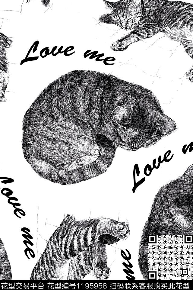 字母大牌风动物传统印花华亿平台下载（图片编号: 1195958） - 瓦栏（Walan）