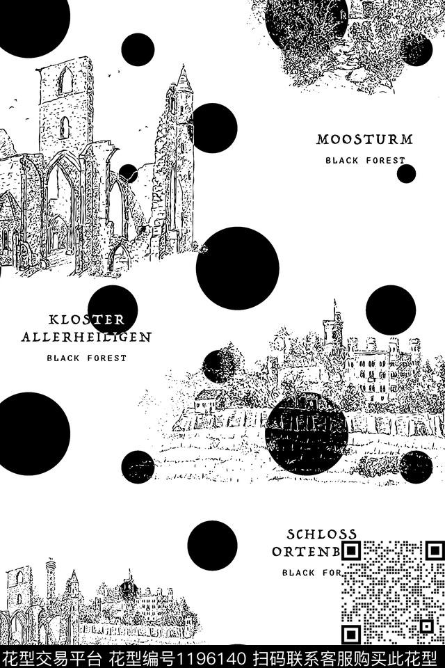 字母大牌风波点传统印花华亿平台下载（图片编号: 1196140） - 瓦栏（Walan）