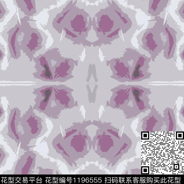 几何花卉大牌风传统印花华亿平台下载（图片编号: 1196555） - 瓦栏（Walan）