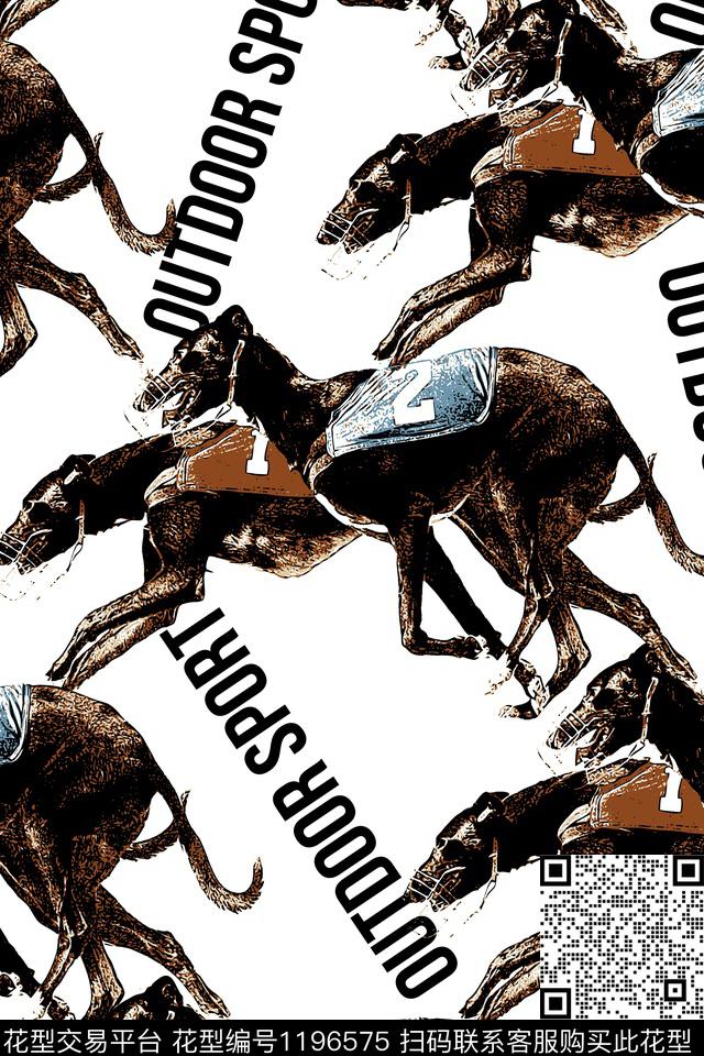 字母潮牌大牌风传统印花华亿平台下载（图片编号: 1196575） - 瓦栏（Walan）