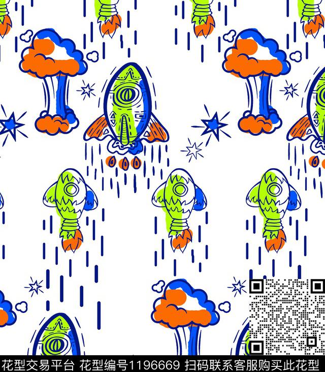 手绘条纹趣味传统印花华亿平台下载（图片编号: 1196669） - 瓦栏（Walan）