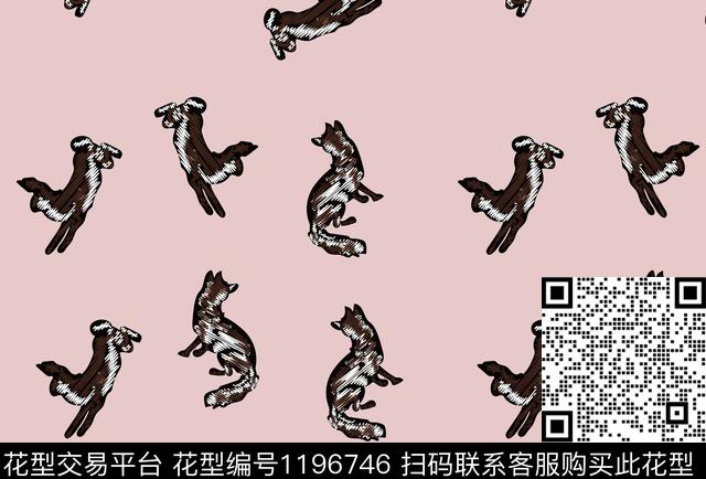 狐狸国际大牌传统印花华亿平台下载（图片编号: 1196746） - 瓦栏（Walan）