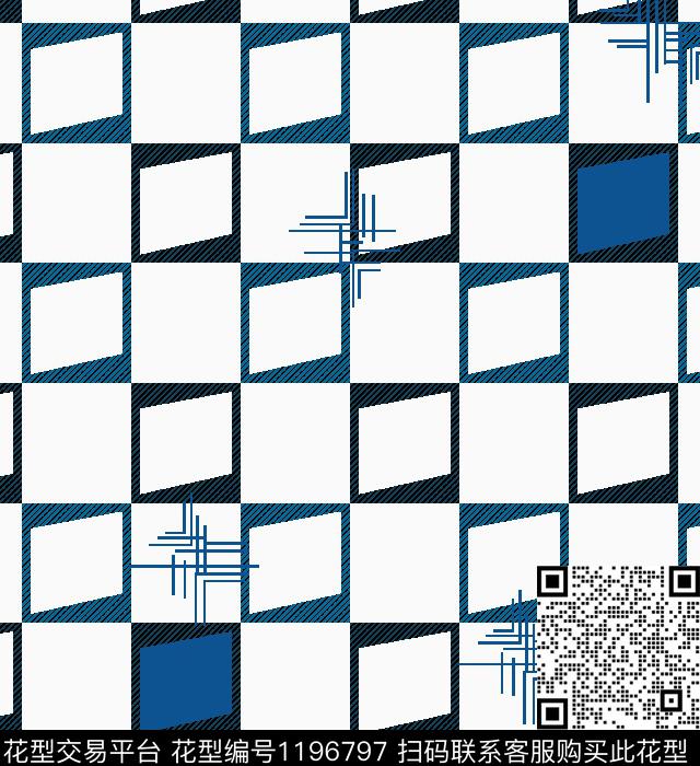 男装抽象大牌风传统印花华亿平台下载（图片编号: 1196797） - 瓦栏（Walan）