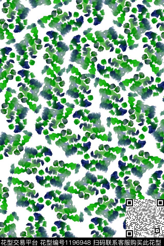 水彩肌理动物纹数码印花华亿平台下载（图片编号: 1196948） - 瓦栏（Walan）