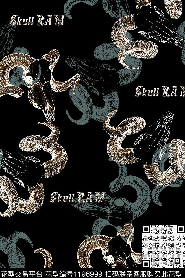 字母潮牌大牌风传统印花华亿平台下载（图片编号: 1196999） - 瓦栏（Walan）