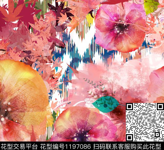 烂花华亿平台春夏华亿平台扎染华亿平台数码印花华亿平台下载（图片编号: 1197086） - 瓦栏（Walan）