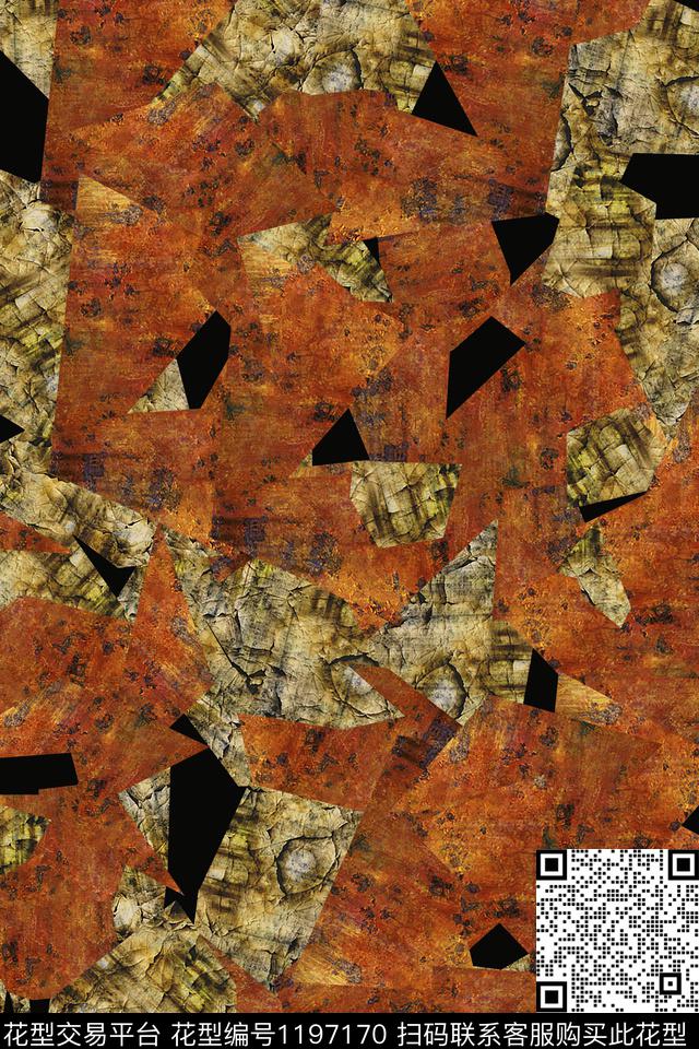 复古科技怀旧数码印花华亿平台下载（图片编号: 1197170） - 瓦栏（Walan）