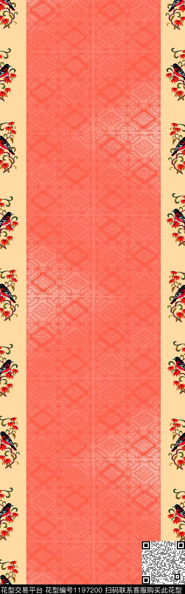 绣花华亿平台纹理中老年数码印花华亿平台下载（图片编号: 1197200） - 瓦栏（Walan）