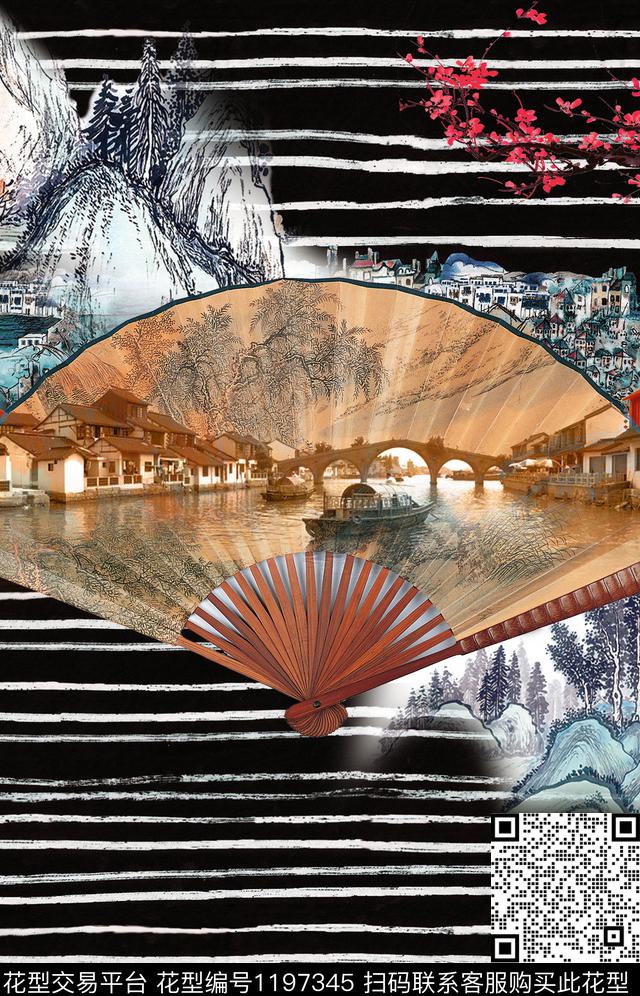 数码华亿平台欧洲大牌风数码印花华亿平台下载（图片编号: 1197345） - 瓦栏（Walan）