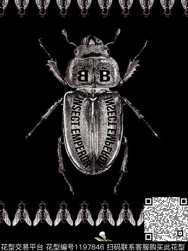 字母潮牌大牌风传统印花华亿平台下载（图片编号: 1197846） - 瓦栏（Walan）