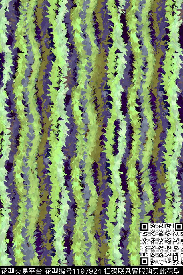 休闲男装抽象数码印花华亿平台下载（图片编号: 1197924） - 瓦栏（Walan）