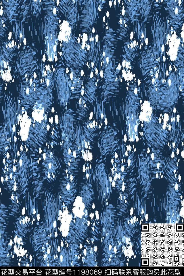 男装抽象迷彩传统印花华亿平台下载（图片编号: 1198069） - 瓦栏（Walan）