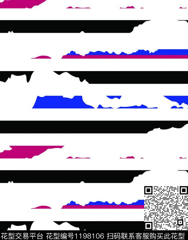 烂花华亿平台几何抽象传统印花华亿平台下载（图片编号: 1198106） - 瓦栏（Walan）