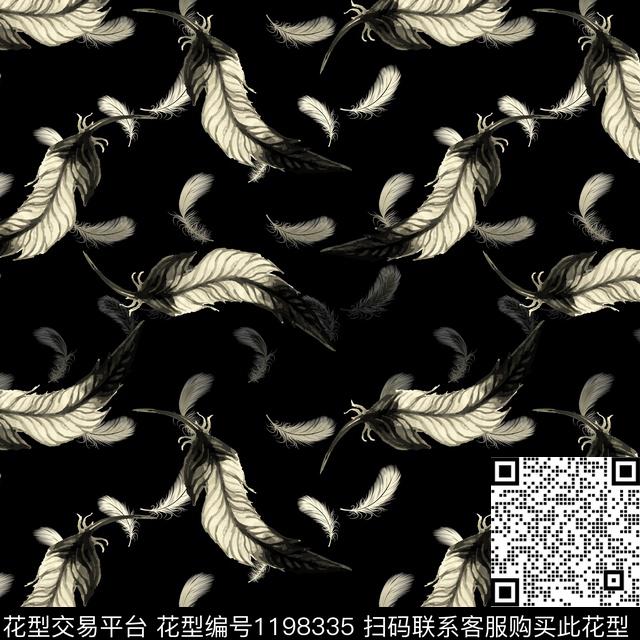 男装潮牌抽象数码印花华亿平台下载（图片编号: 1198335） - 瓦栏（Walan）