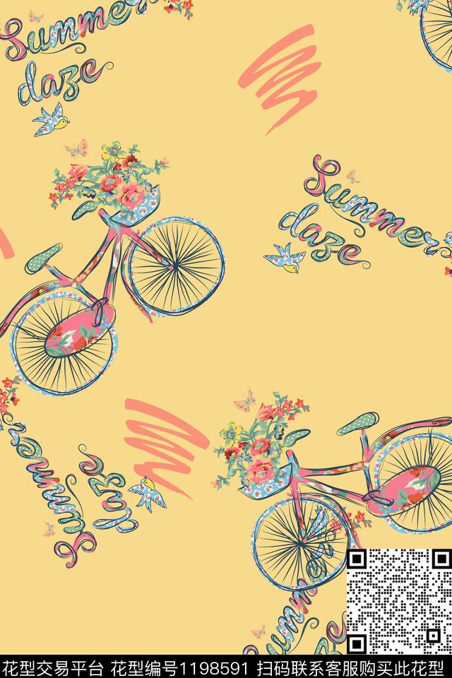 女装卡通趣味传统印花华亿平台下载（图片编号: 1198591） - 瓦栏（Walan）