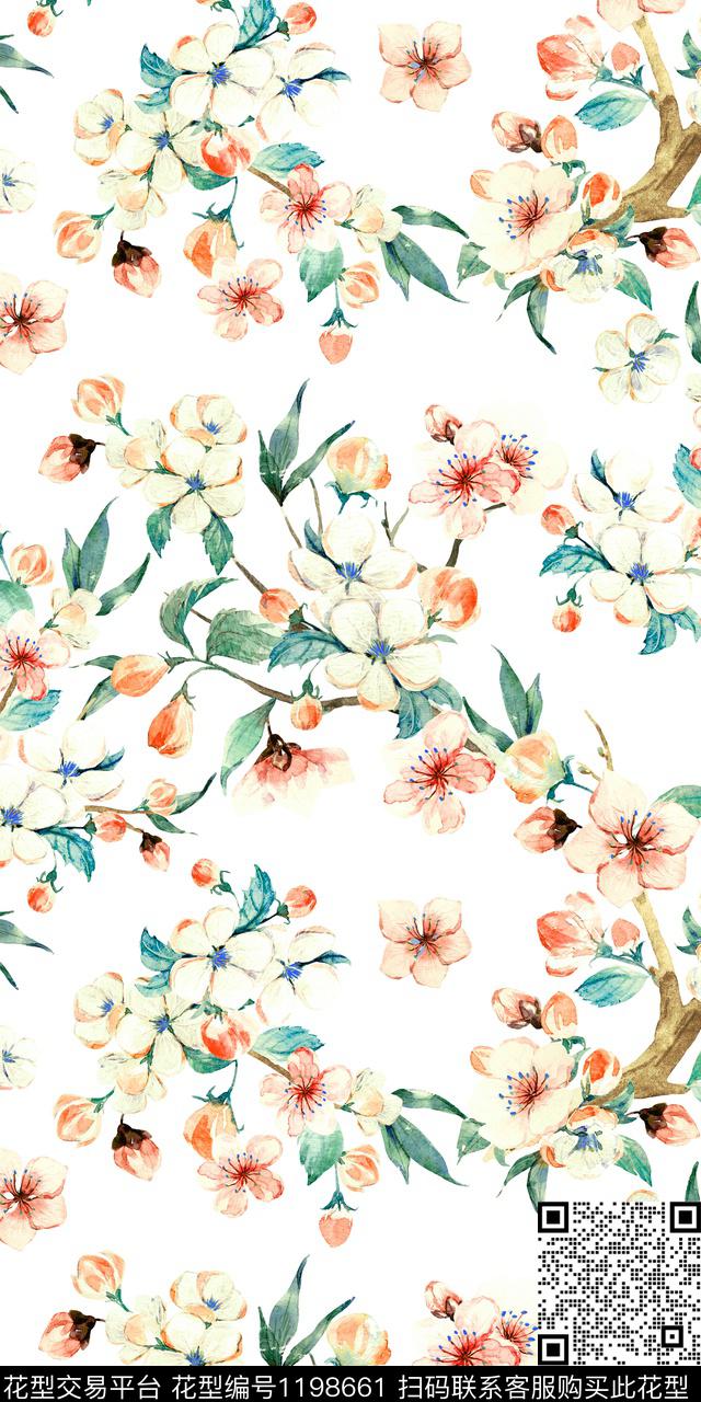 女装花卉数码华亿平台数码印花华亿平台下载（图片编号: 1198661） - 瓦栏（Walan）