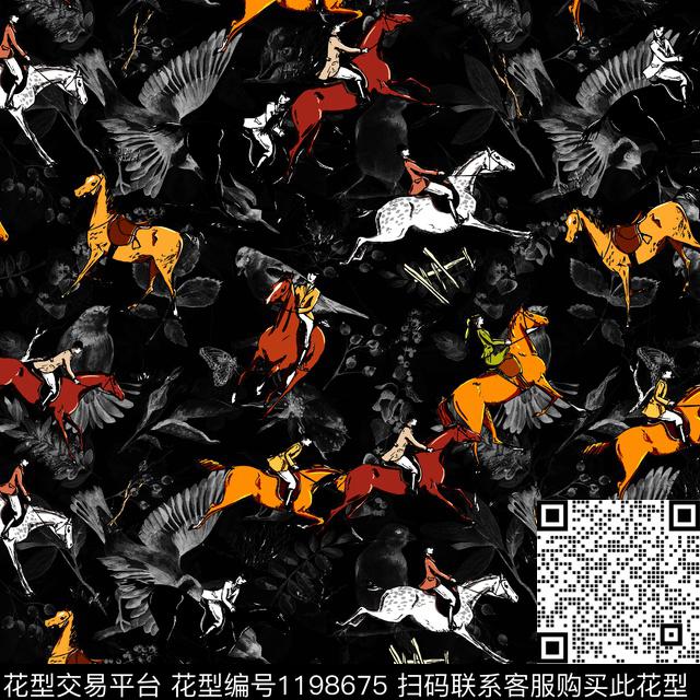 男装肌理动物数码印花华亿平台下载（图片编号: 1198675） - 瓦栏（Walan）