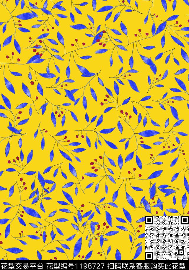 女装花卉小碎花数码印花华亿平台下载（图片编号: 1198727） - 瓦栏（Walan）
