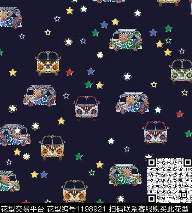 休闲卡通趣味数码印花华亿平台下载（图片编号: 1198921） - 瓦栏（Walan）