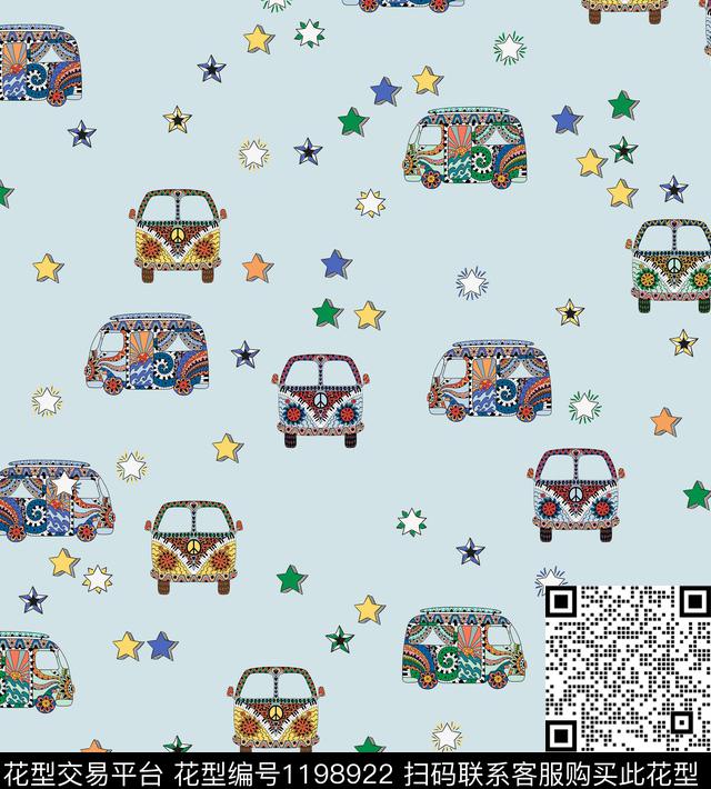 休闲卡通趣味数码印花华亿平台下载（图片编号: 1198922） - 瓦栏（Walan）