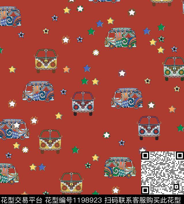 休闲卡通趣味数码印花华亿平台下载（图片编号: 1198923） - 瓦栏（Walan）