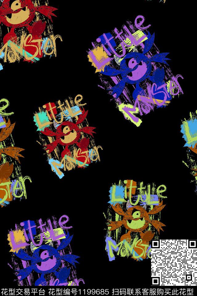 字母数码华亿平台抽象数码印花华亿平台下载（图片编号: 1199685） - 瓦栏（Walan）