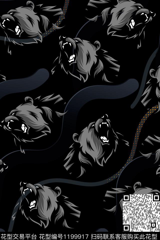 男装几何大牌风数码印花华亿平台下载（图片编号: 1199917） - 瓦栏（Walan）