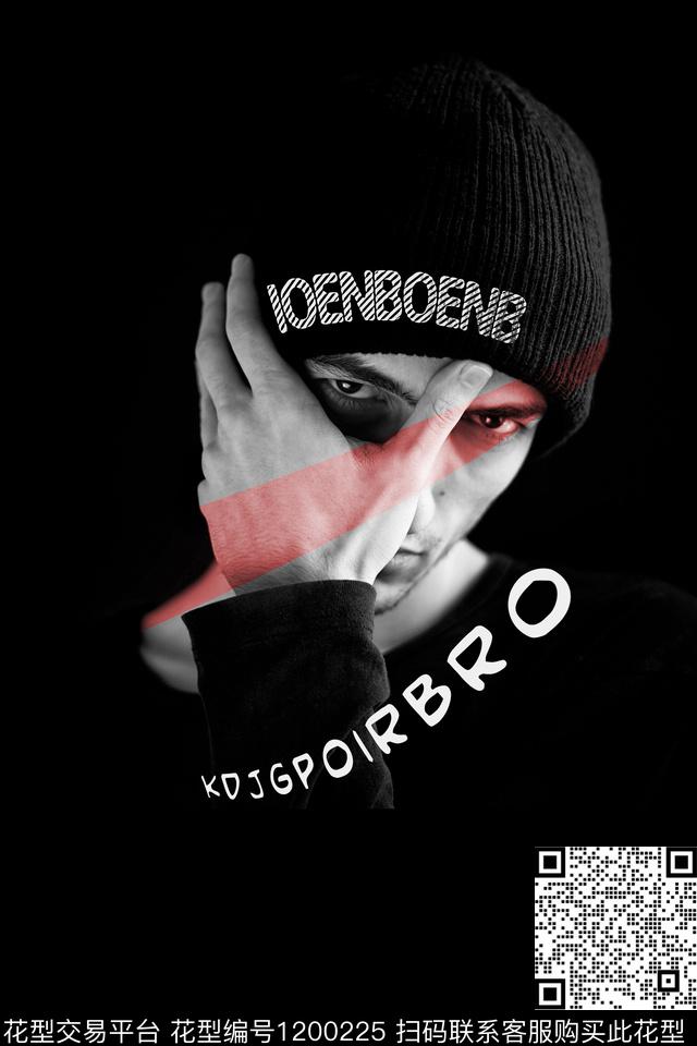 时尚男装趣味数码印花华亿平台下载（图片编号: 1200225） - 瓦栏（Walan）