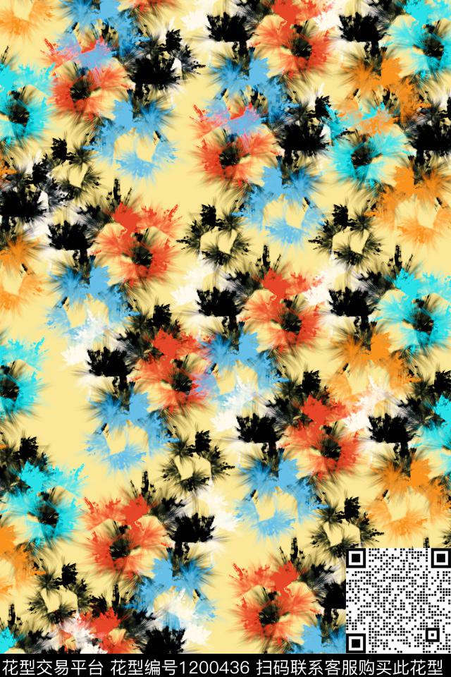 男装休闲迷幻传统印花华亿平台下载（图片编号: 1200436） - 瓦栏（Walan）