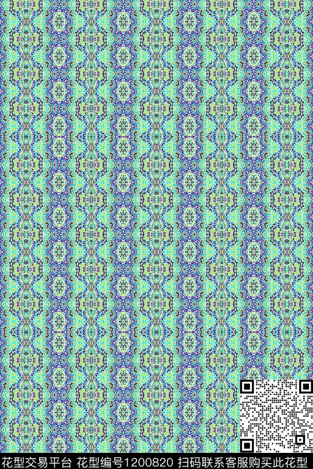 男装几何大牌风数码印花华亿平台下载（图片编号: 1200820） - 瓦栏（Walan）