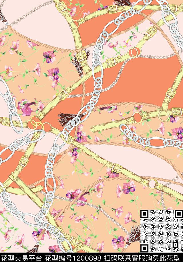 女装链条休闲风传统印花华亿平台下载（图片编号: 1200898） - 瓦栏（Walan）