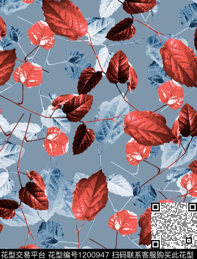 女装数码华亿平台花卉数码印花华亿平台下载（图片编号: 1200947） - 瓦栏（Walan）