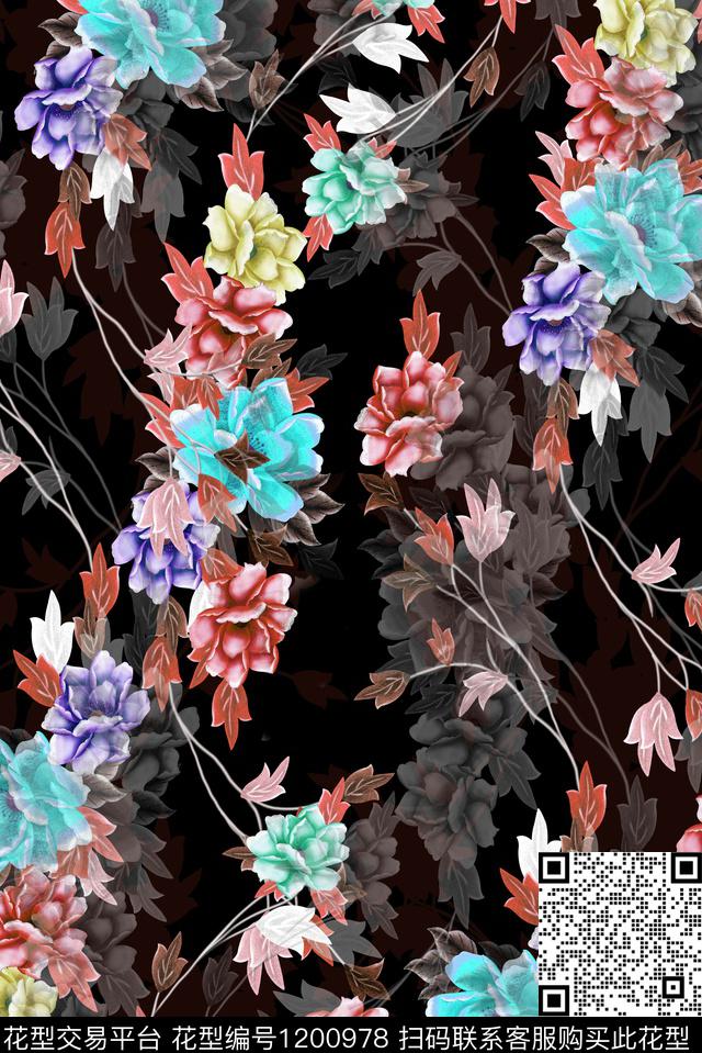 裤子连衣裙大牌风数码印花华亿平台下载（图片编号: 1200978） - 瓦栏（Walan）