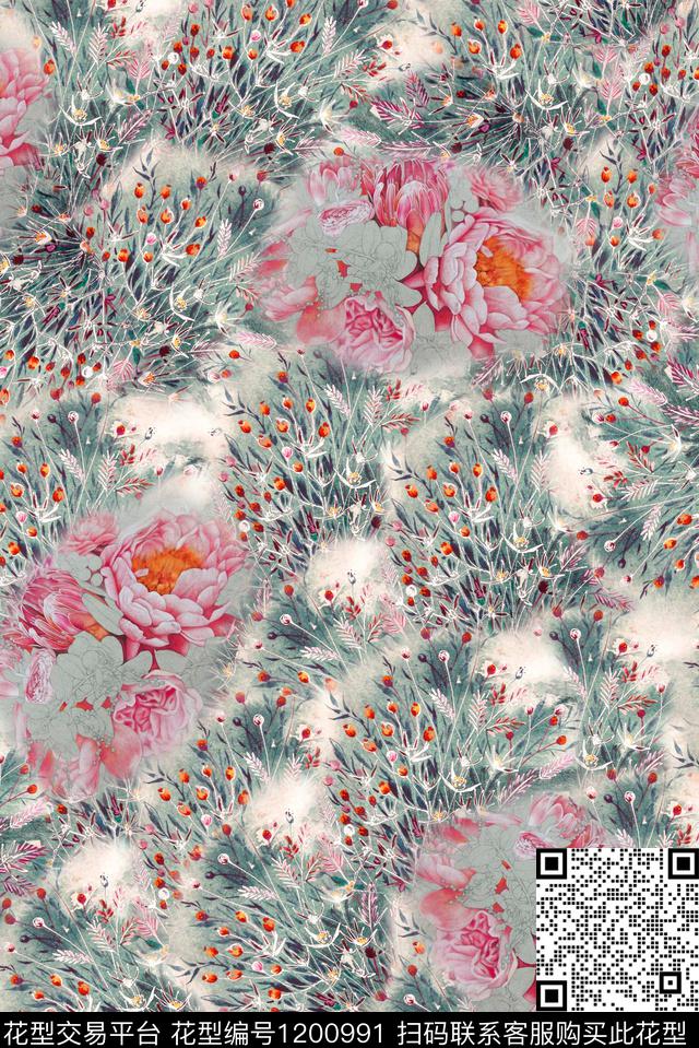 裤子连衣裙大牌风数码印花华亿平台下载（图片编号: 1200991） - 瓦栏（Walan）