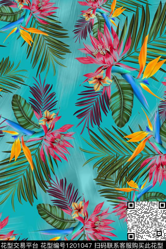 旗袍复古中老年数码印花华亿平台下载（图片编号: 1201047） - 瓦栏（Walan）