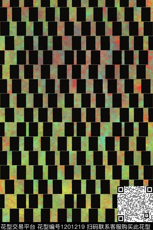 抽象几何3D立体数码印花华亿平台下载（图片编号: 1201219） - 瓦栏（Walan）