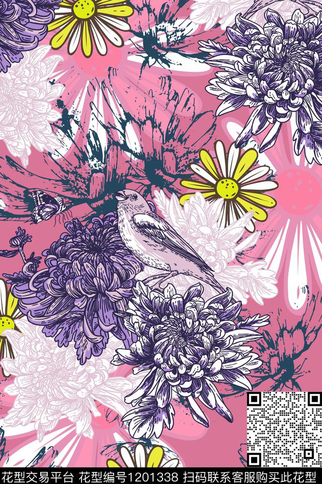 时尚休闲大牌风传统印花华亿平台下载（图片编号: 1201338） - 瓦栏（Walan）