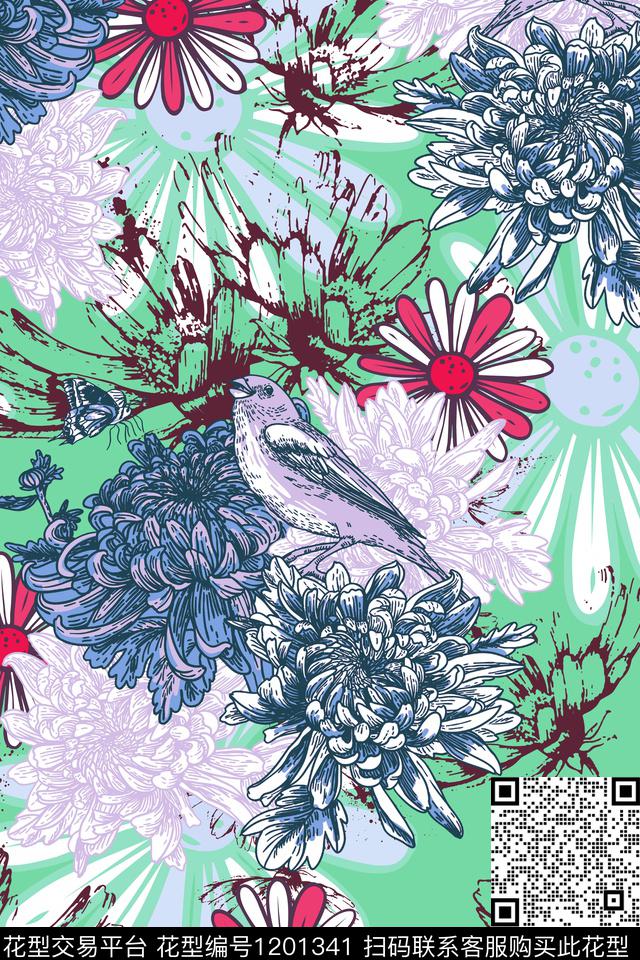 时尚休闲大牌风传统印花华亿平台下载（图片编号: 1201341） - 瓦栏（Walan）