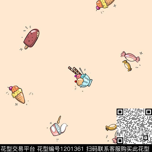 几何卡通波点传统印花华亿平台下载（图片编号: 1201361） - 瓦栏（Walan）