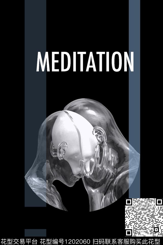 时尚涂鸦潮牌数码印花华亿平台下载（图片编号: 1202060） - 瓦栏（Walan）