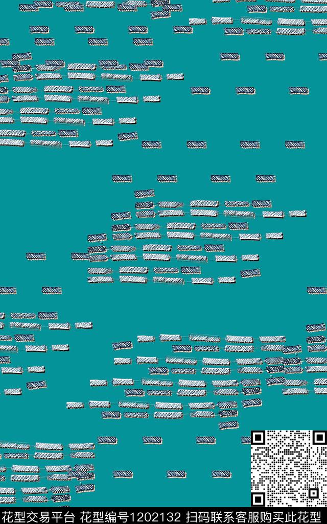 几何格子简约数码印花华亿平台下载（图片编号: 1202132） - 瓦栏（Walan）