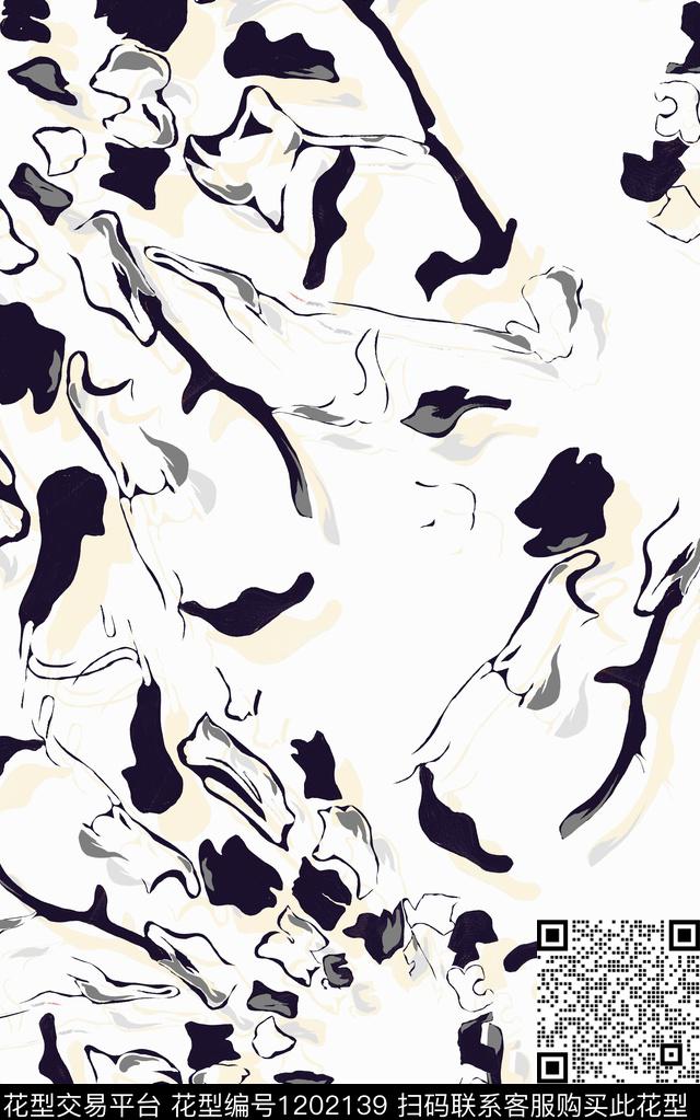 几何格子简约数码印花华亿平台下载（图片编号: 1202139） - 瓦栏（Walan）