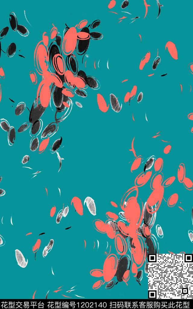 几何格子简约数码印花华亿平台下载（图片编号: 1202140） - 瓦栏（Walan）