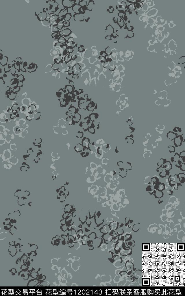 几何格子简约数码印花华亿平台下载（图片编号: 1202143） - 瓦栏（Walan）