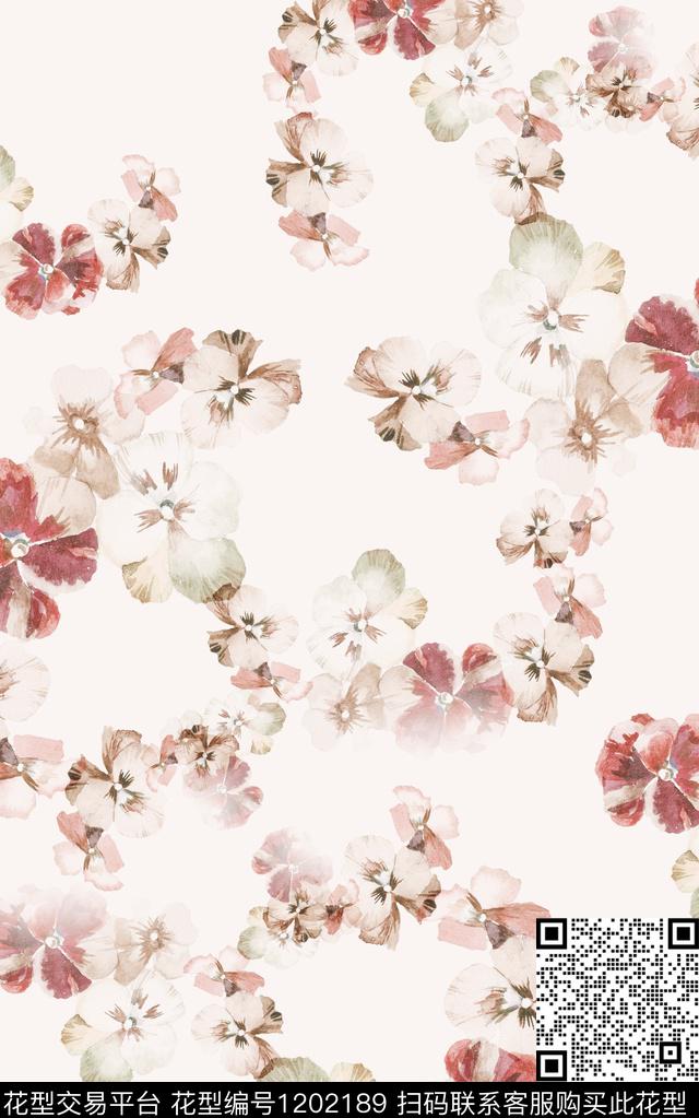 小碎花中东中老年数码印花华亿平台下载（图片编号: 1202189） - 瓦栏（Walan）