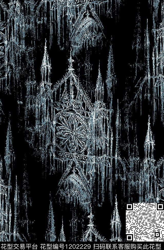 建筑复古宗教传统印花华亿平台下载（图片编号: 1202229） - 瓦栏（Walan）